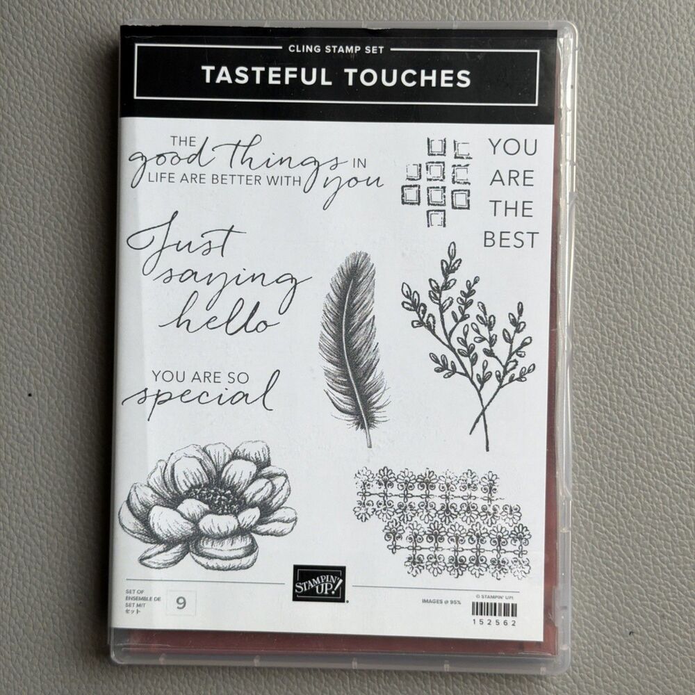 Stampin up tasteful touches you are special the best good things friendship